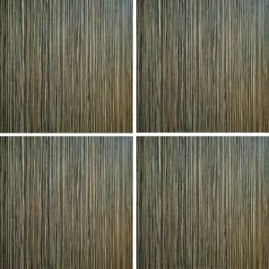 Deflect o Millionaire Wall 26 3/8 in. x 26 3/8 in. Decorative Zebrano Wall Panels (4 Pack) ZEB26