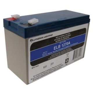 Lithonia Lighting 12 Volt 7 Amp Replacement Battery ELB 1270A R3