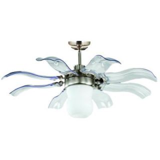 Vento Fiore 42 in. Brushed Nickel Retractable Ceiling Fan K 00029