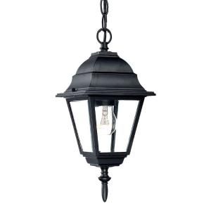 Acclaim Lighting Builders Choice Collection 1 Light Outdoor Matte Black Hanging Lantern 4006BK