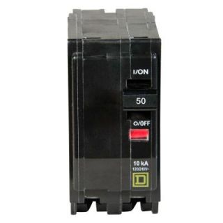 Square D by Schneider Electric QO 50 Amp Two Pole Circuit Breaker QO250CP
