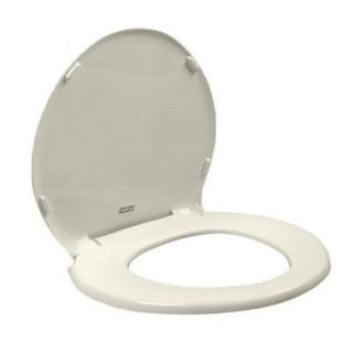 American Standard Champion Slow Close Round Front Toilet Seat with Cover in Linen 5330.010.222