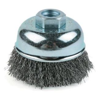 Lincoln Electric 3 in. Crimped Cup Brush with 5/8 in.  11 UNC KH290