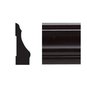 Royal Mouldings 5445 9/16 in. x 2 1/4 in. x 7 ft. PVC Composite Colonial Espresso Casing 0544507101