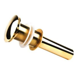 Fontaine Bathroom Vessel Sink Umbrella Drain without Overflow in Polished Brass LNF SVDRN PB