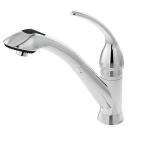 Vella Single Handle Pull Out Sprayer Kitchen Faucet in Chrome S 2610