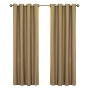Eclipse Wyndham Blackout Latte Curtain Panel, 63 in. Length 12968052063LAT