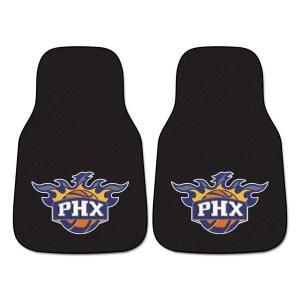 FANMATS Phoenix Suns 18 in. x 27 in. 2 Piece Carpeted Car Mat Set 9381