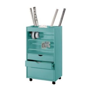 Home Decorators Collection Blue Stanton Wrapping Cart 0290810310