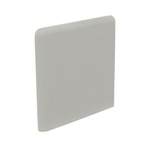 U.S. Ceramic Tile Color Collection Matte Taupe 3 in. x 3 in. Ceramic Surface Bullnose Corner Wall Tile DISCONTINUED U289 SN4339