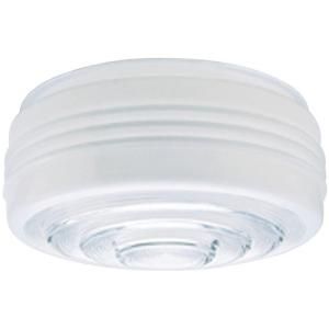 Westinghouse 3 3/8 in. x 6 1/2 in. White and Clear Drum Shade 8160600