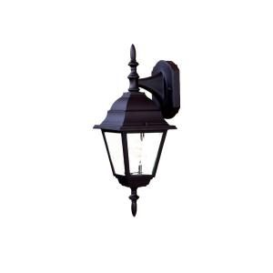 Acclaim Lighting Builders Choice Collection Wall Mount 1 Light Outdoor Matte Black Fixture 4002BK