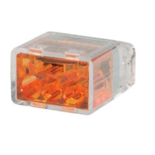 Contractors Choice Orange 3 Port Push In Wire Connector (100 Pack) 67215.0