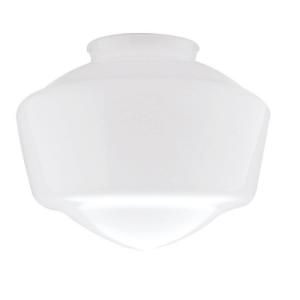 Westinghouse 7 in. x 8 1/2 in. Opal Schoolhouse Fan and Fixture Shade 8152800