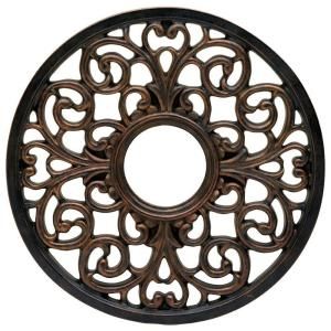Westinghouse 16 in. Round Parisian Scroll Antique Bronze Ceiling Medallion 7776400