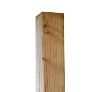 4 in. x 4 in. x 12 ft. #2 Hi Bor Pressure Treated Timber 656701
