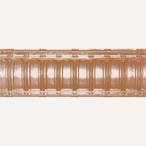 Shanko 806 Copper Plated 4 ft. Length x 6 in. Wide x 6 in. High Nail up Steel Cornice CO806