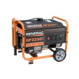 Generac GP 3,250 Watt Gasoline Powered Portable Generator with CARB Compliant 5789