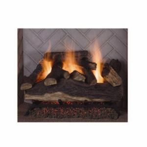 Emberglow Lanier Oak 24 in. Vented Natural Gas Fireplace Logs LO24NG