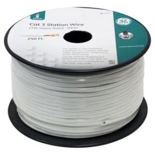 GE 250 ft. Station Wire   White 76365
