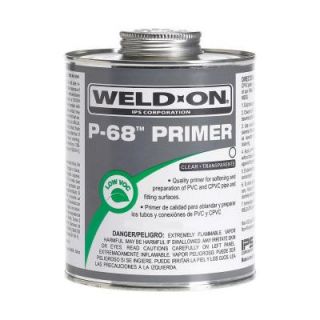 Weld On 8 oz. PVC P in 68 Low VOC Primer in Clear (Carton of 20) 10213