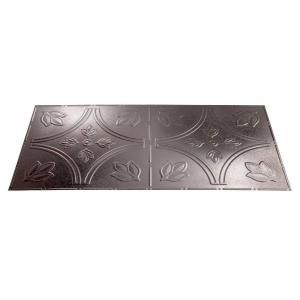 Fasade Traditional 5 2 ft. x 4 ft. Galvanized Steel Lay in Ceiling Tile L71 30