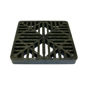 NDS 9 in. x 9 in. Square Black Polyolefin Grate 980G