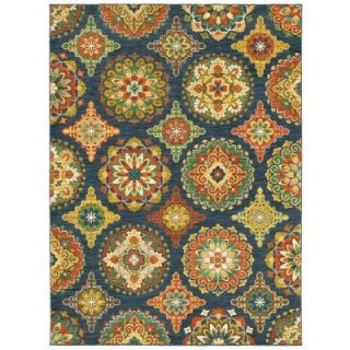 Shaw Living Chromatic Denim 7 ft. 9 in. x 10 ft. 3 in. Area Rug 3UA9379400