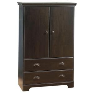 South Shore Furniture Lodge 2 Drawers Chest in Ebony 3877038