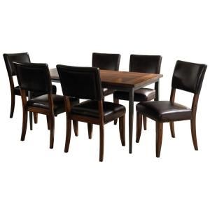 Hillsdale Furniture Cameron 7 Piece Rectangle Dining Set with Parson Chair 4671DTBRC47