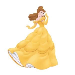 RoomMates Disney Princess Belle Peel and Stick Giant Wall Decal RMK1464GM