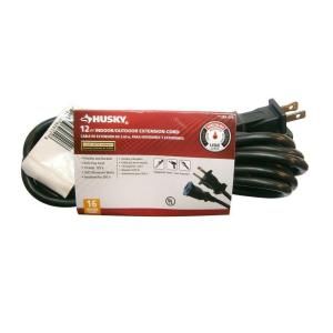 Husky 12 ft. 16/2 Extension Cord AW62611