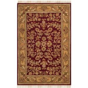 Safavieh Heritage Red/Gold 4 ft. x 6 ft. Area Rug HG170A 4