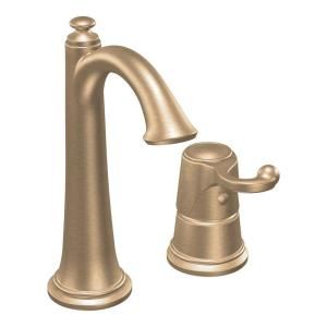 MOEN Savvy Single Handle Bar Faucet in Brushed Bronze CAS691BB