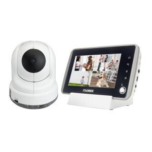 Lorex LIVE Digital Wireless Video Home Monitoring System with 4.3 in. LCD, Pan/Tilt Camera, Remote View and SD Recording LW3451X
