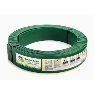 Casa Verde 3.5 in. x 40 ft. Products Green Bender Board Lawn Edging VL003712GN0040