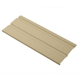 Cellwood Dimensions Double 4.5 in. x 24 in. Dutch Lap Vinyl Siding Sample in French Silk DID45SAMPLE 210