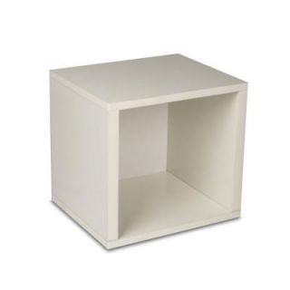 Way Basics Eco 12.8 in. White Storage Cube BS 285 340 320 WE
