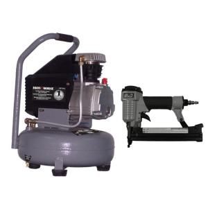 Iron Horse 4 Gal. Pancake Compressor Combo Kit with 18 Gauge 2 in 1 Brad Nailer and Stapler IHP104L NK
