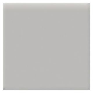 Daltile Semi Gloss Ice Grey 4 1/4 in. x 4 1/4 in. Ceramic Surface Bullnose Wall Tile K176S44491P1