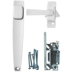 Wright Products 1 1/2 in. White Push Button Latch V398WH