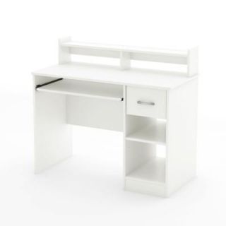 South Shore Furniture Axess Small Desk in Pure White 7250076C