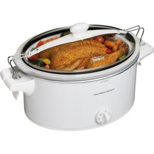 Hamilton Beach Stay or Go 6 qt. Slow Cooker with Clip Tight Lid 33263