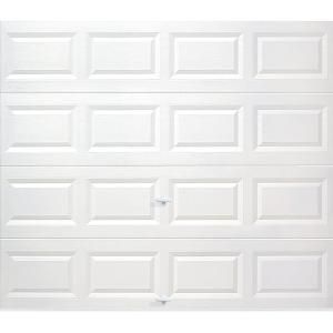 Clopay Value Series 9 ft. x 7 ft. Non Insulated Solid White Garage Door 1102