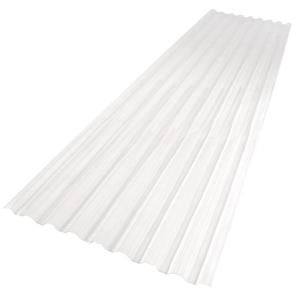 Suntuf 26 in. x 12 ft. Clear Polycarbonate Roofing Panel 101699