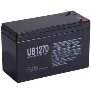 UPG Sealed 12 Volt 7 Ah Capacity F1 Terminal AGM Battery 40800