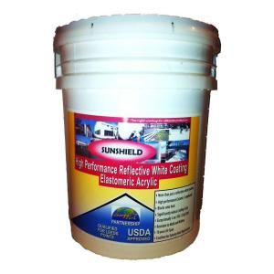 SUNSHIELD 5 Gal. Radiant Barrier for Roofs and Exteriors 312