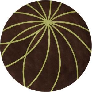 Artistic Weavers Michael Brown 4 ft. Round Area Rug MCL 7073