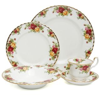 Old Country Roses 20 piece Dinnerware Set