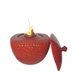 Pacific Decor Fire Pot in Red 55496.0